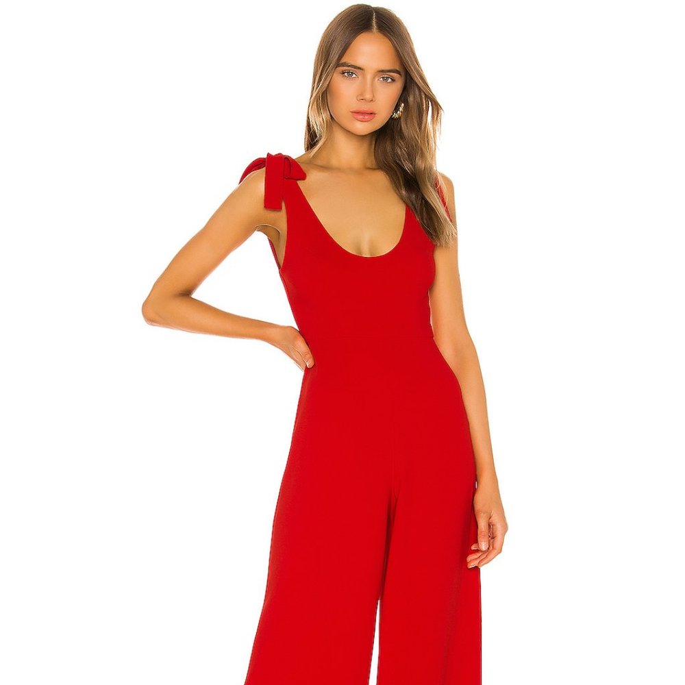 NBD Clover Jumpsuit in Red